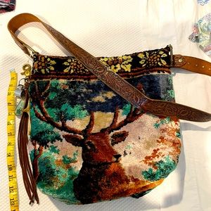 Stag head bag! Holy Throckmorton! Fab Bag by a western cowgirl
